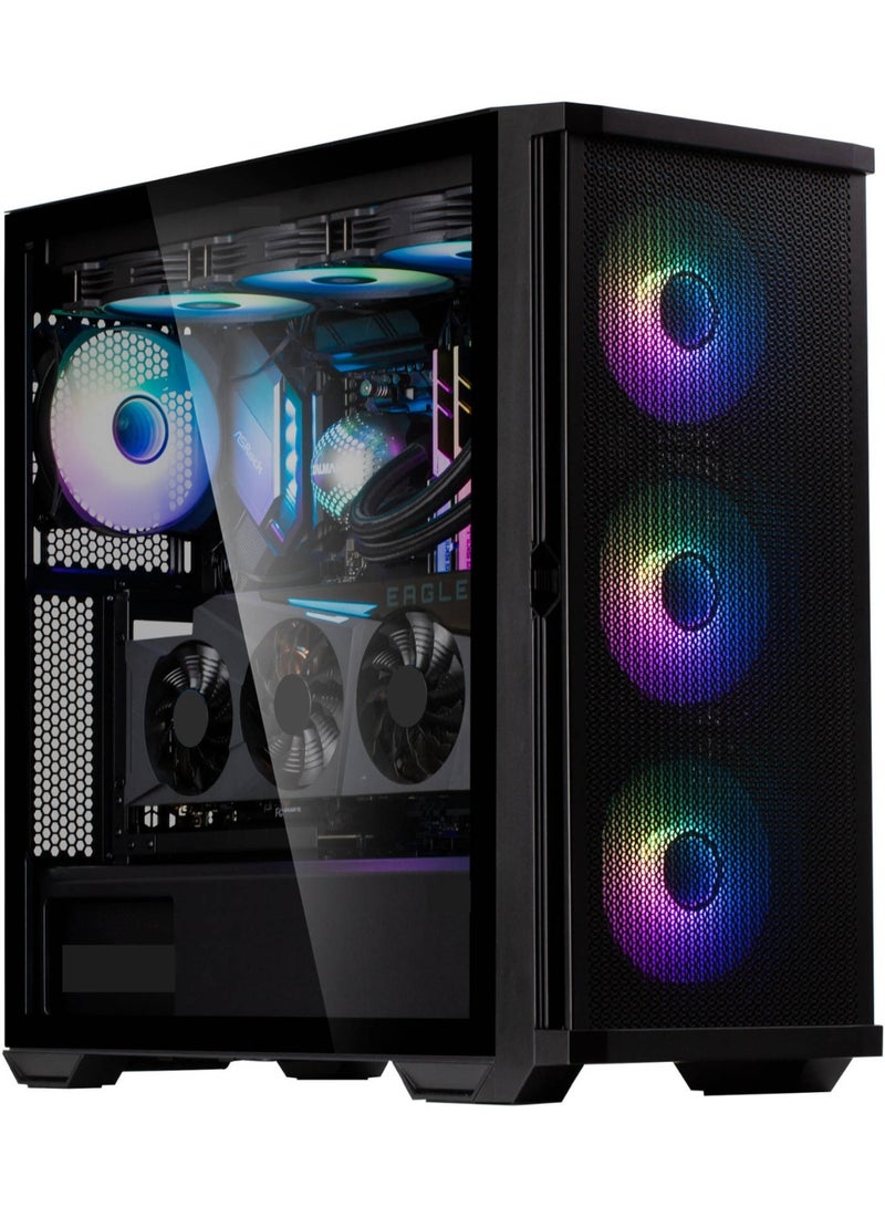 EMARAT GAMERS Gaming PC Intel Core i5‑14400F, RTX 5050 8GB, 16GB RAM 3200MHz, 1TB NVMe SSD, AG400, 600W PSU, Z10 Duo ARGB Case black - Image 1